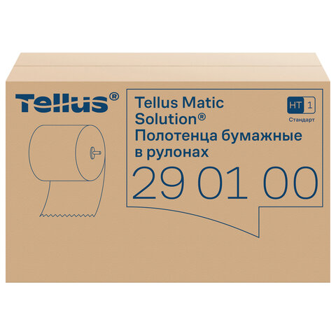 Полотенца бумажные рулонные 280 м, Tellus/TORK Matic (Система H1) UNIVERSAL, КОМПЛЕКТ 6 рулонов, 290100 - фото 2