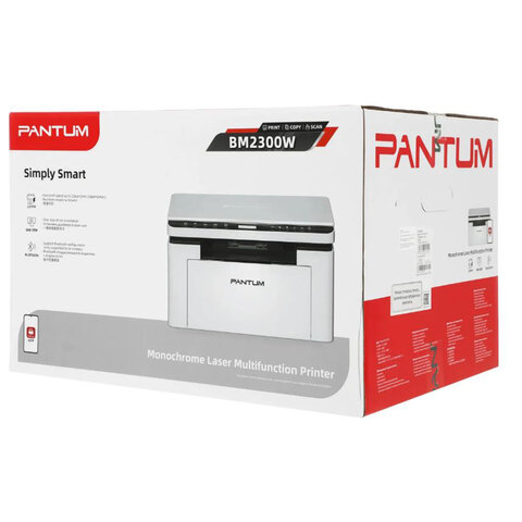 МФУ лазерное PANTUM BM2300W "3 в 1", А4, 22 стр./мин, 10000 стр/мес, Wi-Fi - фото 6
