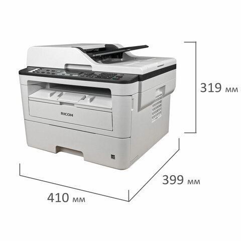 МФУ лазерное RICOH SP 230SFNw "4 в 1", А4, 30 стр./мин., 15000 стр./мес., АПД, Wi-Fi, сетевая карта, 408293 - фото 6