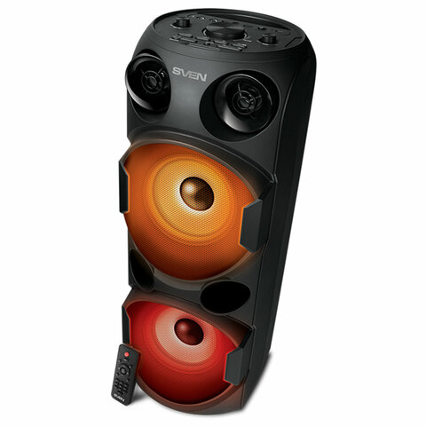Колонка портативная SVEN PS-750, 80 Вт, TWS, Bluetooth, FM, USB, microSD, LED-дисп, черная, SV-019617 - фото 13