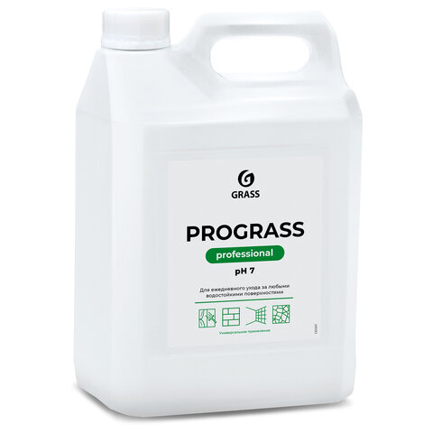 Средство моющее универсальное 5 кг, GRASS PROGRASS, нейтральное, жидкое, 125337 - фото 1
