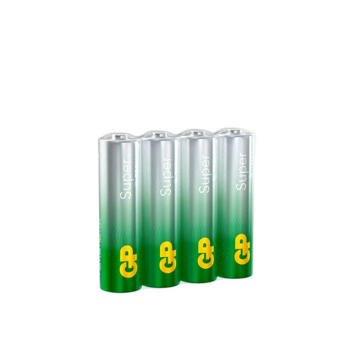 Батарейка GP Super эконом AA/LR6/15A 4шт/уп 15ARS-2SB4/GP24AA21RA-2CRS4 - фото 2