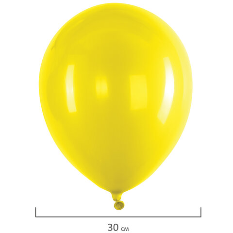 Шары воздушные 30 см, 50 штук, "ЯРКИЕ ЦВЕТА", ассорти, BRAUBERG KIDS, 591880 - фото 4