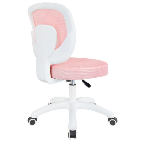 Кресло детское BRABIX KIDS "MG-230", без подлокотников, сетка/ткань TW, розовое, 533319 - фото 5