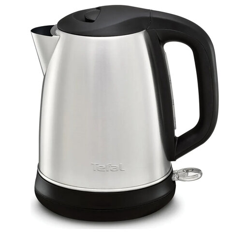Чайник TEFAL KI270D30, 1,7 л, 2400 Вт, закрытый нагревательный элемент, сталь, серебристый, 7211002374 - фото 1