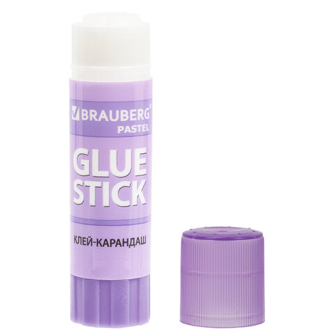 Клей-карандаш в пастельном корпусе BRAUBERG PASTEL, 15 г, PVP-основа, ассорти, 271249 - фото 7