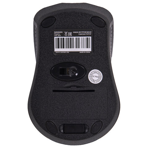 Мышь беспроводная SONNEN V99, USB, 1000/1200/1600 dpi, 4 кнопки, оптическая, красная, 513529 - фото 7