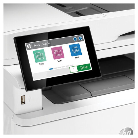 МФУ лазерное HP LaserJet Enterprise M430f "4 в 1", А4, 38 стр./мин., 100 000 стр./мес., ДУПЛЕКС, ДАПД, сетевая карта, 3PZ55A - фото 6