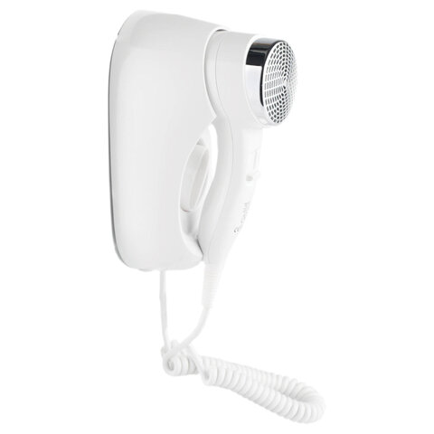 Фен для волос настенный KSITEX F-1400 WC, 1400 Вт, пластик/металл, 2 скорости, белый - фото 2