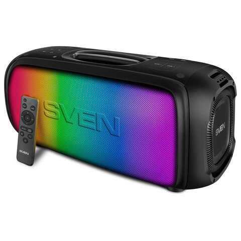 Колонка портативная SVEN PS-860, 100 Вт, TWS, Bluetooth, FM, USB, microSD, черный, SV-022518 - фото 1