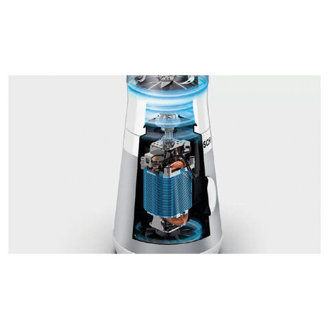 Блендер стационарный BOSCH MMB2111T, 450 Вт, 1 скорость, чаша 0,6 л, пластик, серебристый - фото 9