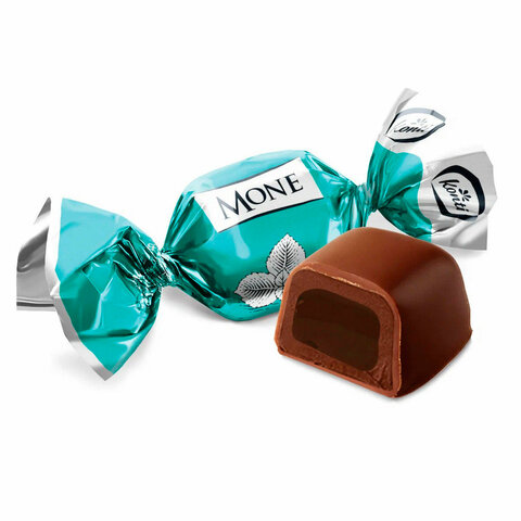 Конфеты KONTI "Моне" вкус трюфель с мятой, 1000 г, 20249 - фото 1