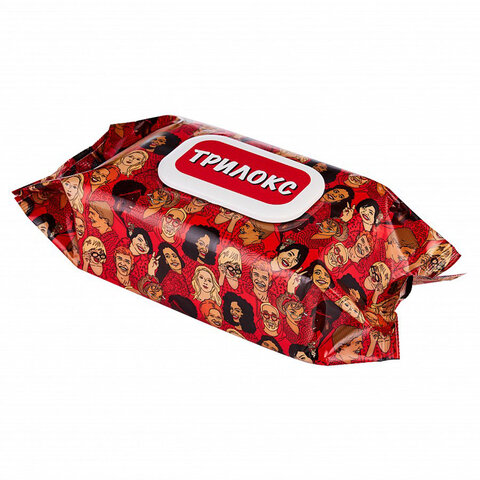 Дезинфицирующие салфетки для обработки любых поверхностей 120 шт., ТРИЛОКС, клапан-крышка, ДСТ-120 - фото 3