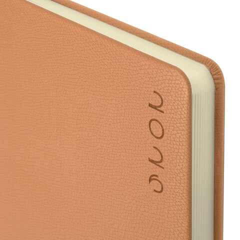 Ежедневник датированный 2026, А5, 138х213 мм, BRAUBERG "Essential", под кожу, держатель, бежевый, 117396 - фото 5