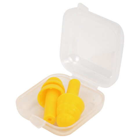 Беруши многоразовые силиконовые без шнурка, 1 пара в контейнере, SNR 37 дБ, RABBITEX (РАББИТЕКС), 671315 - фото 7