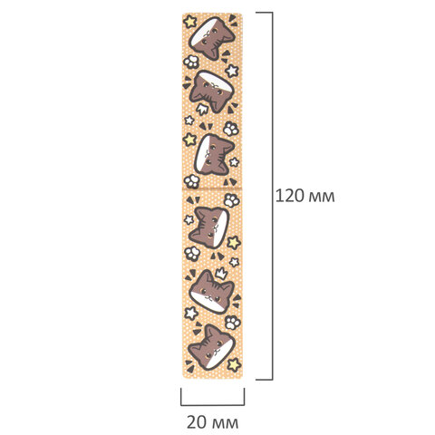 Закладки для книг МАГНИТНЫЕ, "МИЛЫЕ КОТЫ", набор 6 штук, 60x20 мм, BRAUBERG, 116985 - фото 7