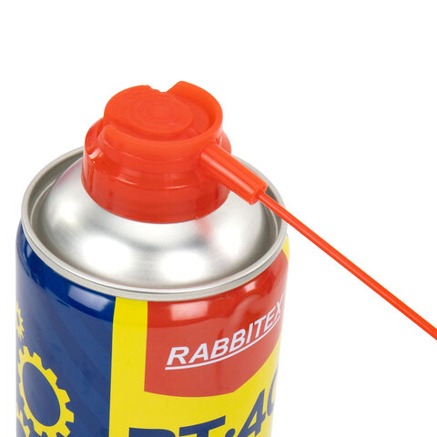 Смазка универсальная проникающая BT-40 (аналог WD-40) 100 мл, аэрозоль с трубочкой, RABBITEX (РАББИТЕКС), 700295 - фото 6