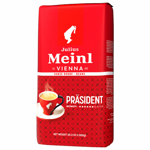 Кофе в зернах JULIUS MEINL "Prasident Classic Collection" 1 кг, ИТАЛИЯ, 89933 - фото 1