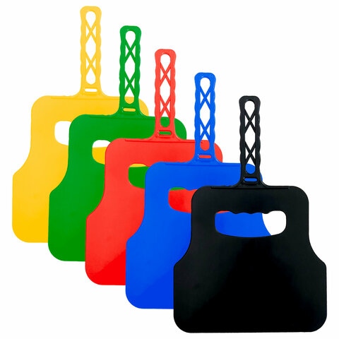 Веер-опахало с ручкой для мангала и барбекю для раздувания огня, размер 31х20 см, цвет АССОРТИ, пластик, 701751 - фото 1