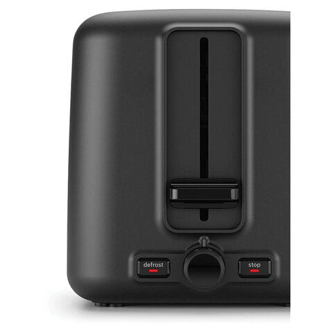Тостер BOSCH TAT3P423, 970 Вт, 2 тоста, 5 режимов, металл, черный - фото 2