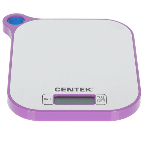 Весы кухонные CENTEK CT-2461, электронный дисплей, max вес 5 кг, тарокомпенсация, пластик/сталь - фото 2