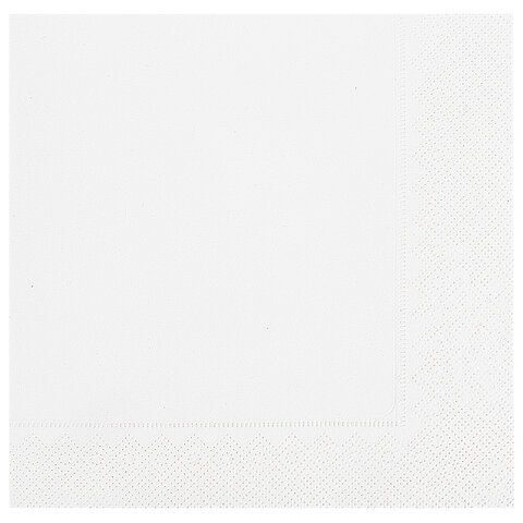 Салфетки бумажные 3-х слойные, 33x33 см, 200 штук в упаковке, 1/4 сложение, LAIMA, белые, 116659 - фото 4