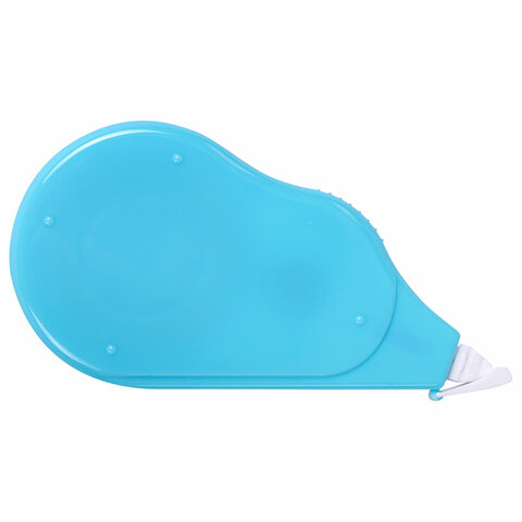 Корректирующая лента BRAUBERG MAXI PLUS, 5 мм х 25 м, механизм перемотки, корпус голубой, блистер, 272500 - фото 3