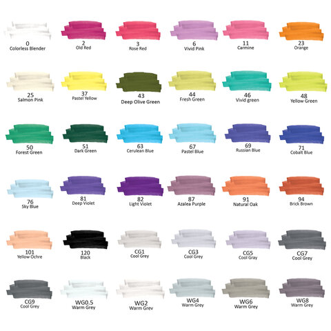 Маркеры для скетчинга двусторонние, НАБОР 36 шт, текстильный чехол, BRAUBERG, 152230 - фото 6