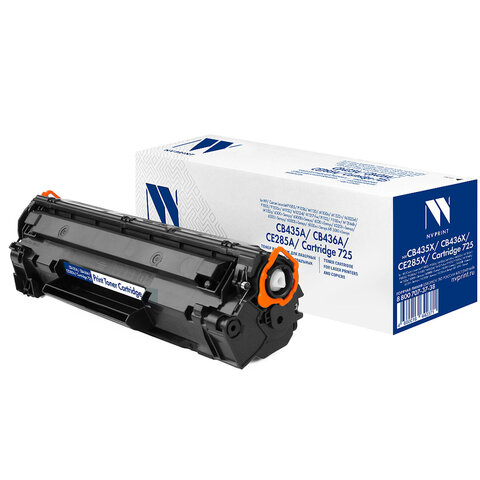 Картридж лазерный NV PRINT (NV-CE285A/CB435A/436A/725) для HP/CANON LaserJet/i-SENSYS, ресурс 2000 стр., NV-435A/436A/28 - фото 1