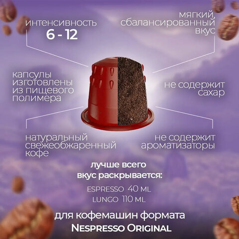 Кофе в капсулах 100 порций "Classic 5 вкусов" для кофемашин Nespresso, SINGLE CUP - фото 3