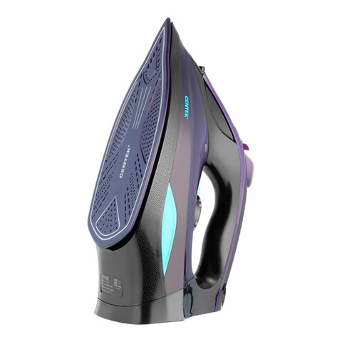 Утюг CENTEK CT-2361, 3000 Вт, керамическое покрытие, антикапля, антинакипь, фиолетовый, CT-2361 VIOLET - фото 4