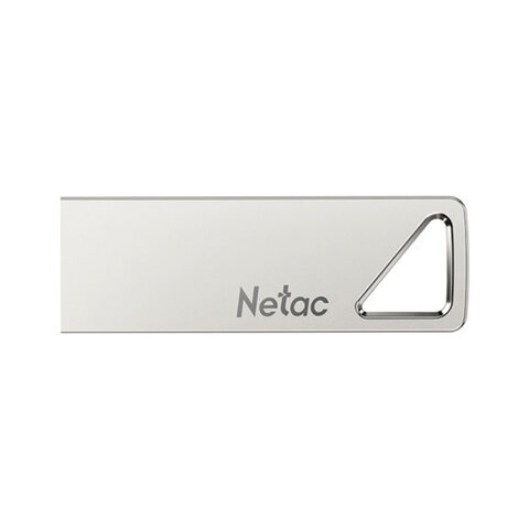 Флеш-диск 64 GB NETAC U326, USB 2.0, металлический корпус, серебристый, NT03U326N-064G-20PN - фото 1