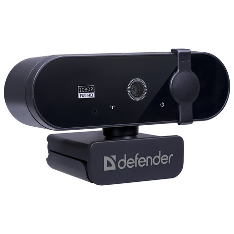 Веб-камера DEFENDER G-lens 2590 QHD, 3,7 Мп, микрофон, USB 2.0, регулируемый крепеж, черная, 63113 - фото 2