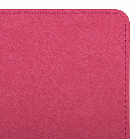 Бизнес-тетрадь на гребне А5 148x218 мм, BRAUBERG "Office PRO", под кожу, клетка, 80 л., розовая, 111042 - фото 6