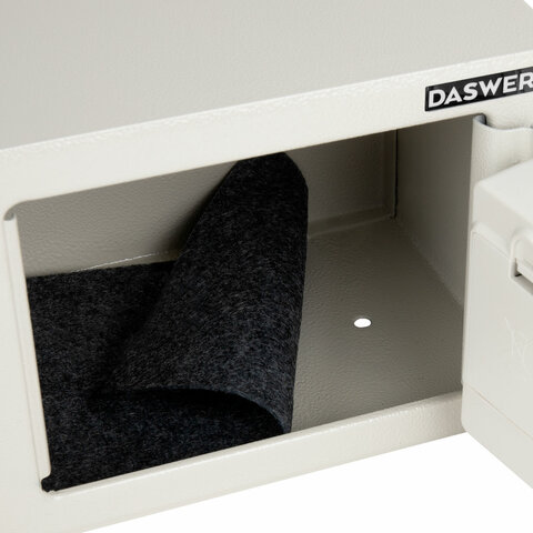 Сейф мебельный DASWERK SC-170EL (170х230х170 мм), электронный замок, бежевый, 291340 - фото 8