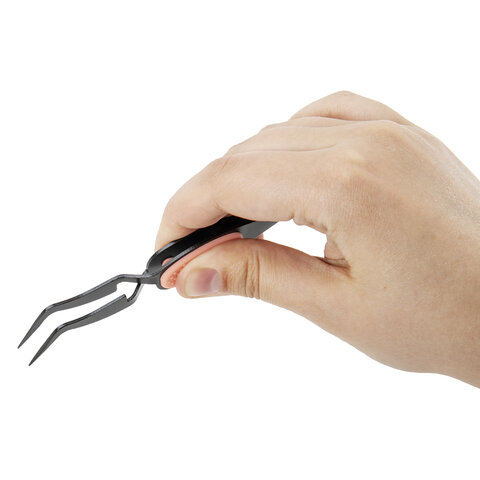 Пинцет обратного действия для рукоделия и хобби, 12,5 см, ОСТРОВ СОКРОВИЩ, 663841, PC-126B - фото 4