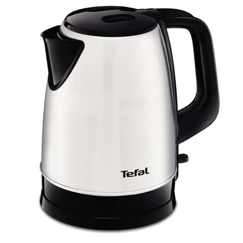 Чайник TEFAL KI150D30, 1,7 л, 2400 Вт, закрытый нагревательный элемент, сталь, серебристый, 7211001458 - фото 1