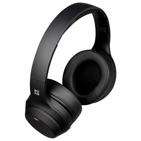 Наушники с микрофоном (гарнитура) DEFENDER FreeMotion B690, Bluetooth, беспроводные, черные, 63690 - фото 3