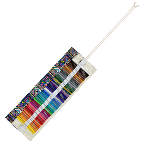 Карандаши цветные стираемые в пенале-скрутке BRAUBERG, 48 цветов + точилка и ластик, 182071 - фото 8