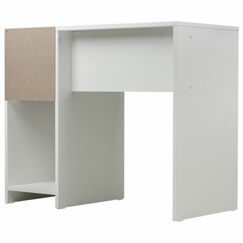 Стол письменный/компьютерный BRABIX "Scandi CD-017", 900х450х750 мм, 2 ящика, белый, 641894, ЦБ013706-1 - фото 5