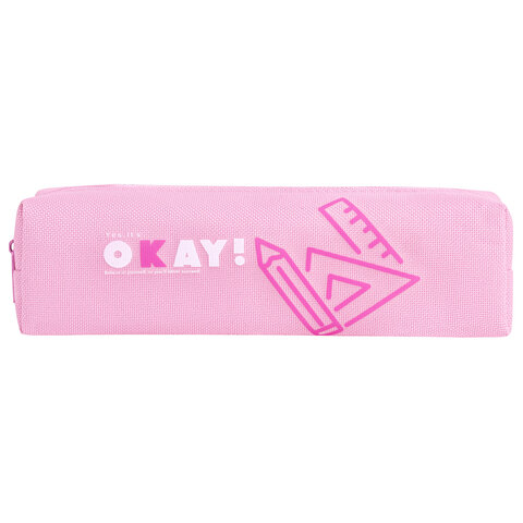 Пенал ЮНЛАНДИЯ ЮНИОР, 1 отделение, полиэстер, "Okay", 20х6х4 см, 273806 - фото 2