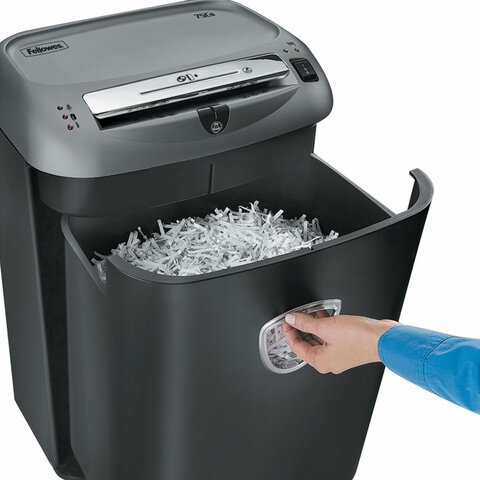 Уничтожитель (шредер) FELLOWES POWERSHRED 75Cs, 4 уровень секретности, фрагменты 4x38 мм, 12 л., 27 л, FS-46750 - фото 4