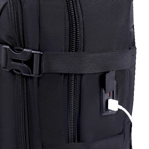 Рюкзак BRAUBERG FUNCTIONAL с отделением для ноутбука, 2 отделения, USB-порт, Solid, 46х31х15 см, 272575 - фото 10