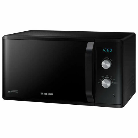 Микроволновая печь SAMSUNG MS23K3614AK/BW, объем 23 л, мощность 800 Вт, механическое управление - фото 1