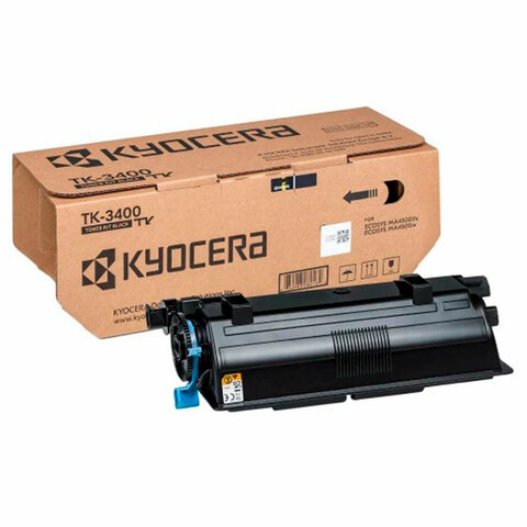 Тонер-картридж KYOCERA (TK-3400) ECOSYS MA4500fx/MA4500x/PA4500x, ресурс 12500 стр., оригинальный, 1T0C0Y0NL0 - фото 1