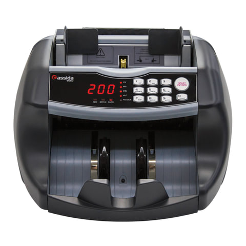 Счетчик банкнот CASSIDA 6650 UV, 1200 банкнот/мин., УФ детекция, фасовка, 126 - фото 2