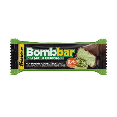 Батончик BOMBBAR "Фисташковая меренга" без сахара 40 г, шоу-бокс, ББР99 - фото 2