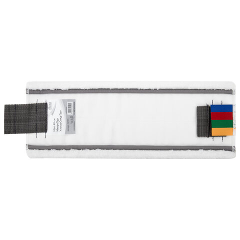 Насадка МОП плоская 40 см, VILEDA PROFESSIONAL "МикроПур УльтраСпид Про", уши (ТИП УВ) микрофибра, белый, 167281 - фото 4