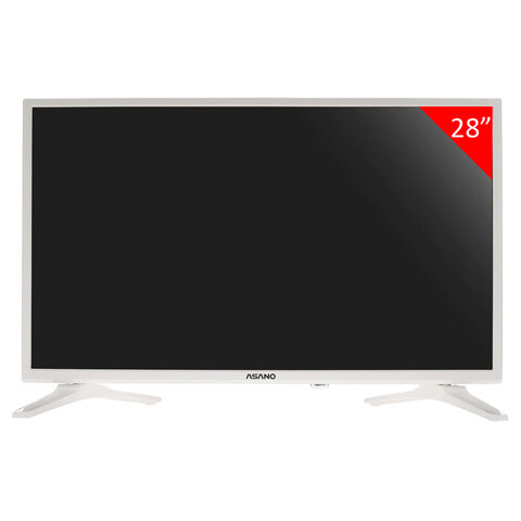 Телевизор ASANO 28LH5011T, 28" (71 см), 1366x768, HD, 16:9, Салют ТВ, Wi-Fi, белый - фото 2