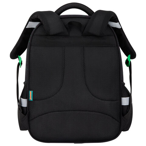 Рюкзак SNOOBAG (СНУБЭГ) MIND с пеналом в комплекте, 2 отделения, "Неоновый паук", 40х28х18 см, 274444 - фото 4